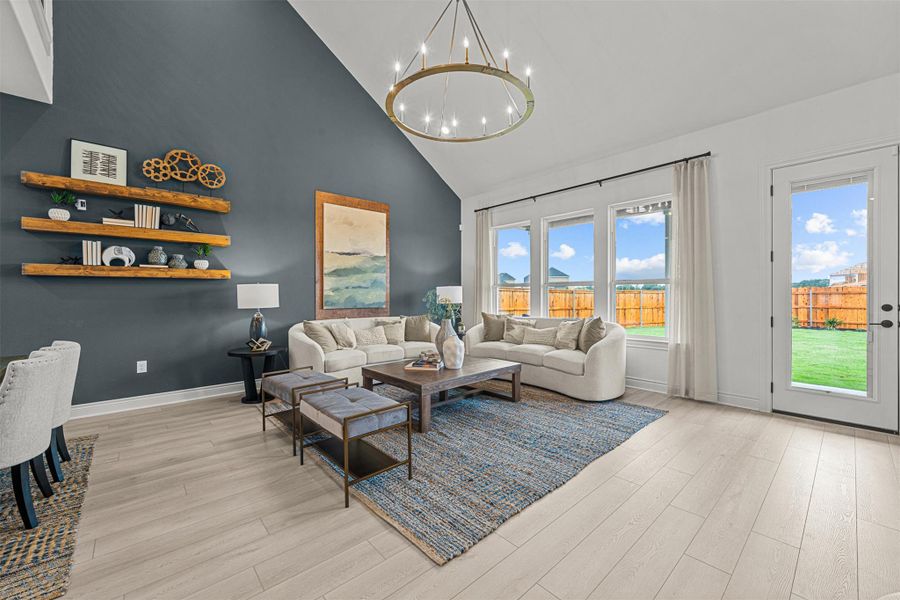 Furnished interior view inside a new home in Barksdale, Leander (Image 33).