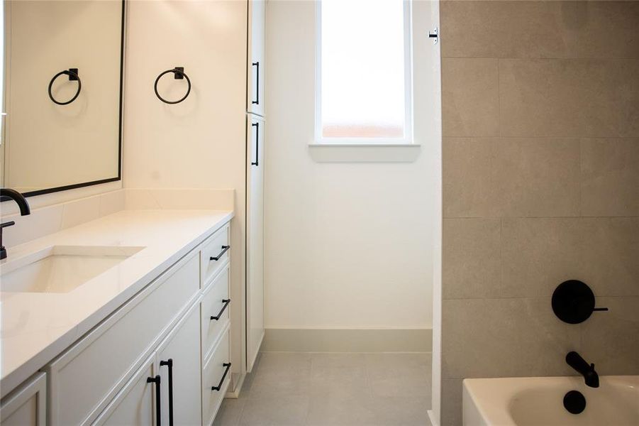 Furnished interior view inside a new home in , Hewitt (Image 9).