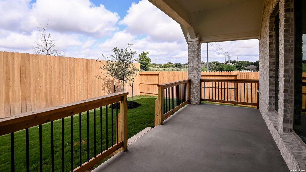 Exterior details and patio area of a home in Cibolo Valley Heights, Cibolo (Image 22). Exterior details and patio area of a home in Cibolo Valley Heights, Cibolo (Image 22).