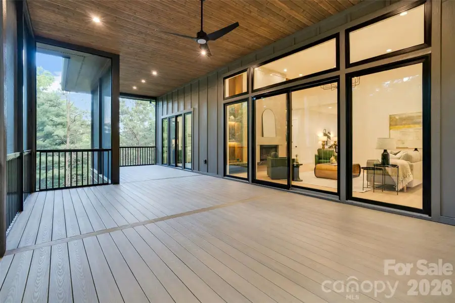 Exterior details and patio area of a home in , Horse Shoe (Image 27).