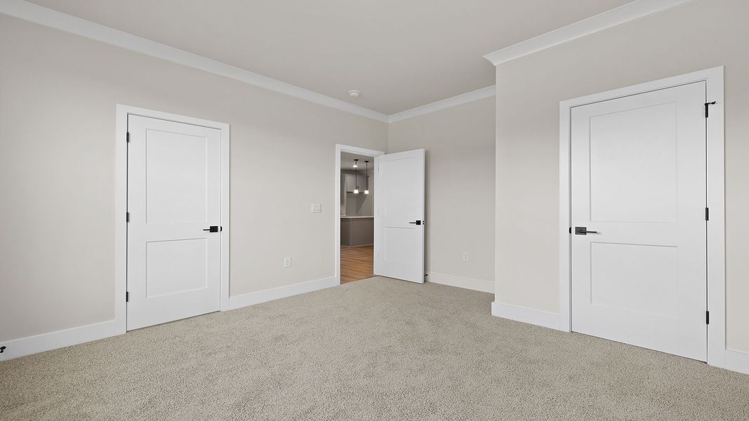 Representative unfurnished interior of a home built from the BERKSHIRE by D.R. Horton in Sycamore Cove, Woodruff (Image 20).