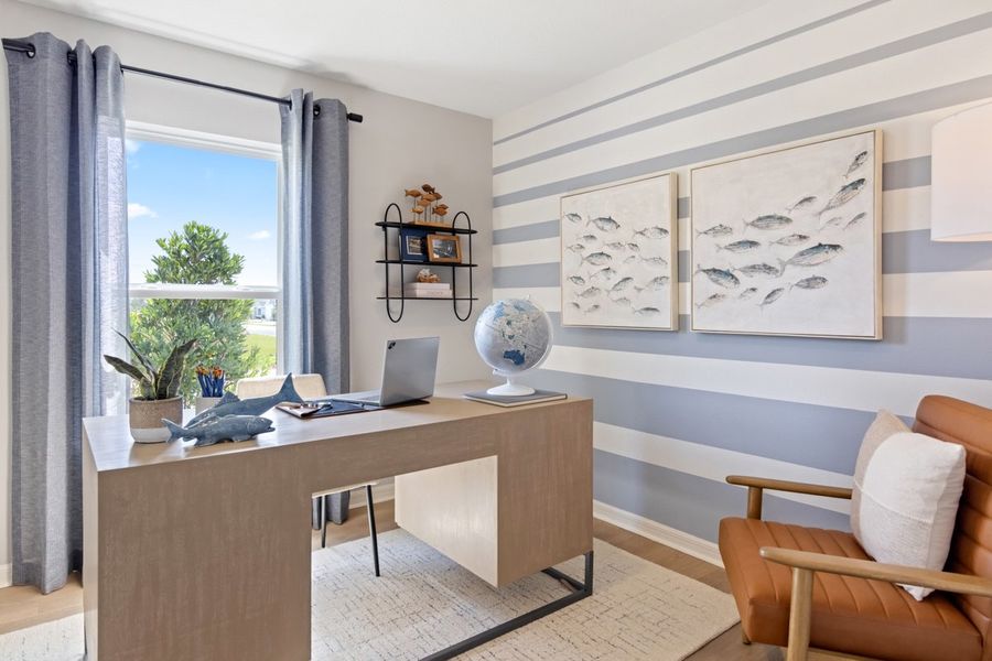 Spacious secondary bedrooms