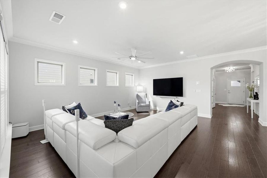 Furnished interior view inside a new home in , Hoschton (Image 36). Furnished interior view inside a new home in , Hoschton (Image 36).
