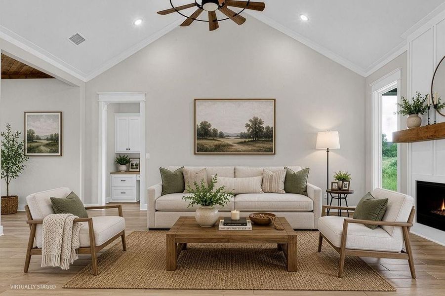 Furnished interior view inside a new home in , Tyler (Image 14).