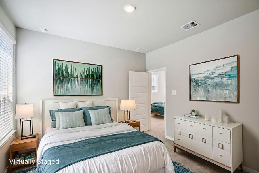 Furnished interior view inside a new home in Kemah Crossing - Luxe Series, Kemah (Image 9). Furnished interior view inside a new home in Kemah Crossing - Luxe Series, Kemah (Image 9).