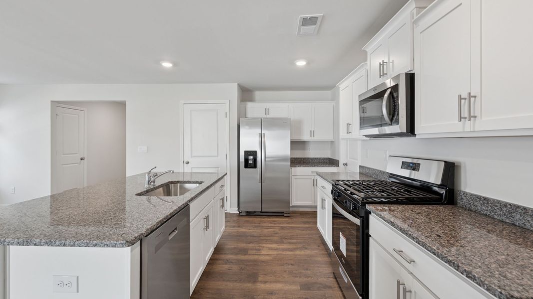 Furnished interior view inside a new home in Cloverdale Hills, Piedmont (Image 7).