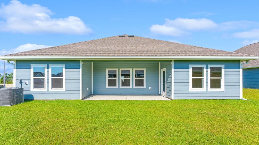 Representative exterior details of a home built from the The Victoria by D.R. Horton in Titus Park, Panama City (Image 21).