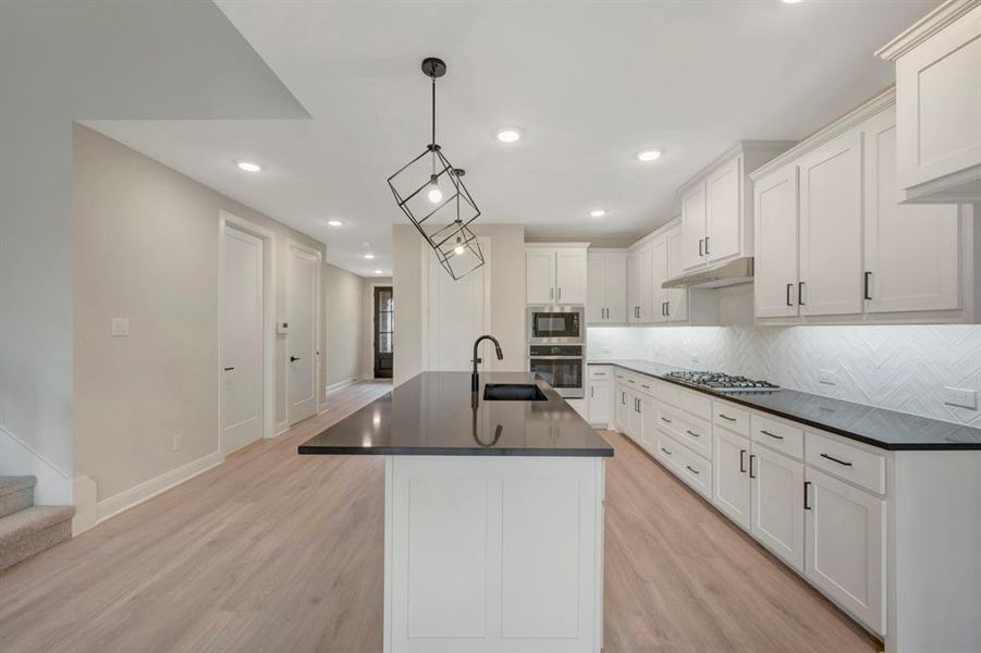 Furnished interior view inside a new home in Mantua Point Classics, Van Alstyne (Image 11).