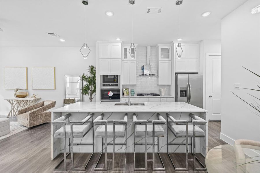 Furnished interior view inside a new home in , Houston (Image 14). Furnished interior view inside a new home in , Houston (Image 14).