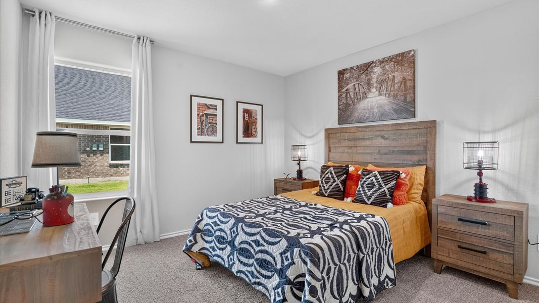 Furnished interior view inside a new home in Townes Landing, Fort Worth (Image 35).