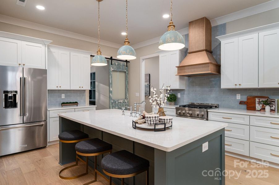Furnished interior view inside a new home in , Belmont (Image 6).