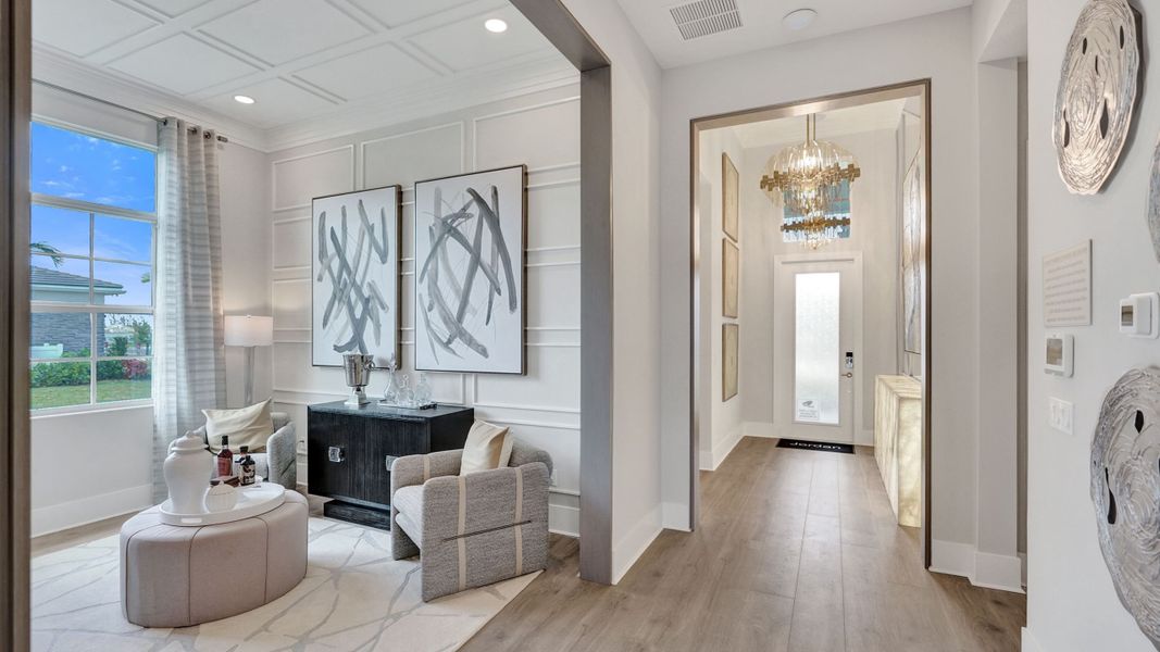 Entry Hall to front door