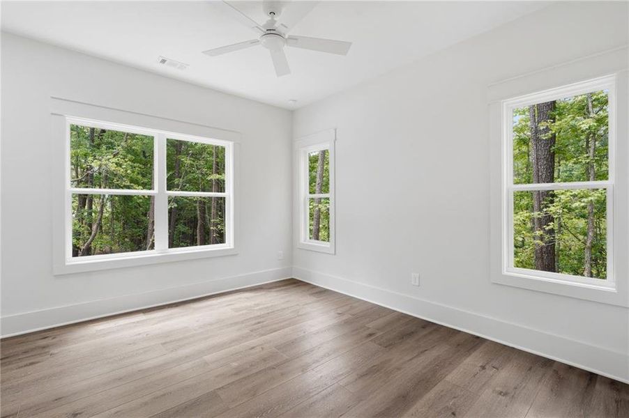 Spacious, unfurnished interior of a new home in Autumn Brook, Canton (Image 35). Spacious, unfurnished interior of a new home in Autumn Brook, Canton (Image 35).