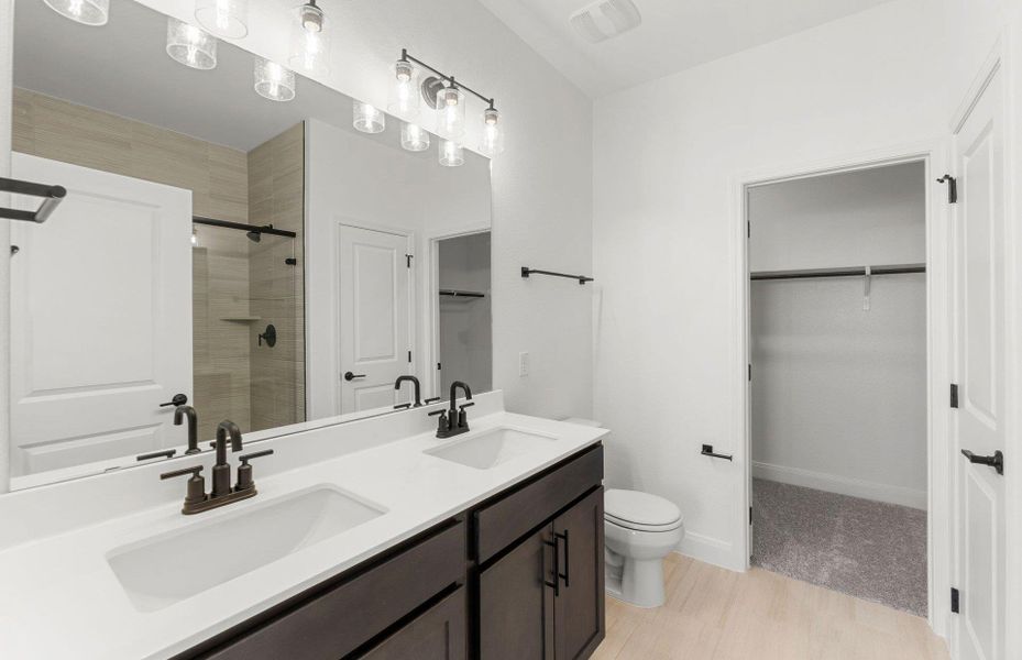Furnished interior view inside a new home in Patterson Ranch, Georgetown (Image 9).