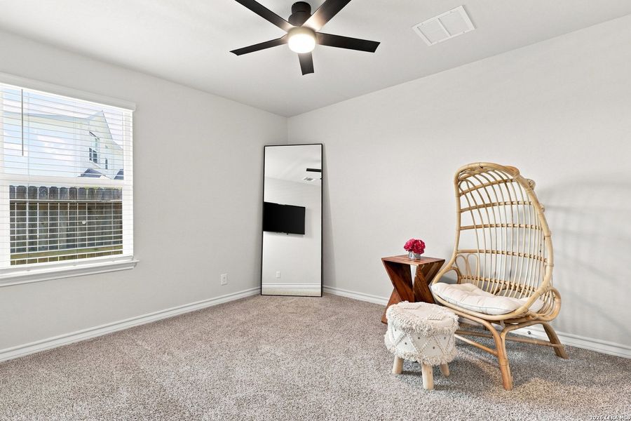 Furnished interior view inside a new home in Redbird Ranch, San Antonio (Image 30).