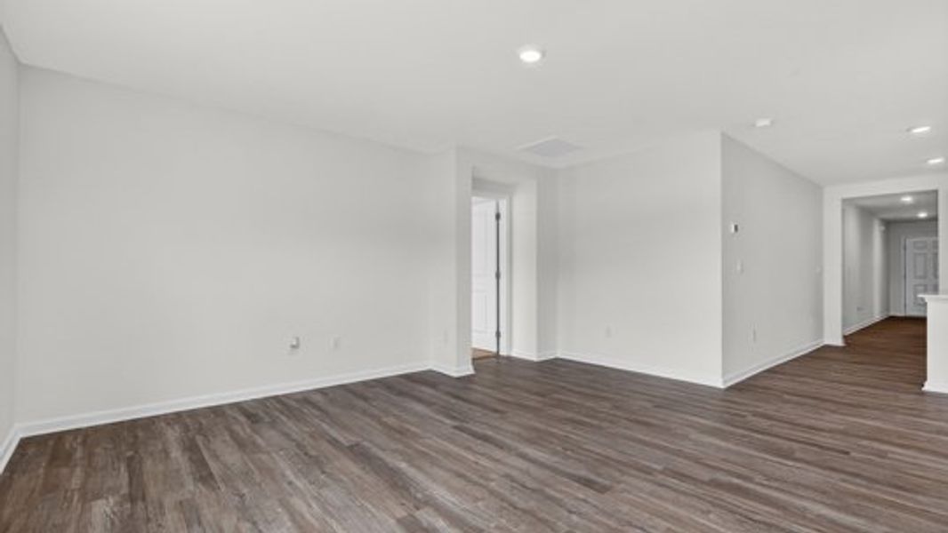 Representative unfurnished interior of a home built from the Cali by D.R. Horton in Mangum Farms, Stem (Image 16).