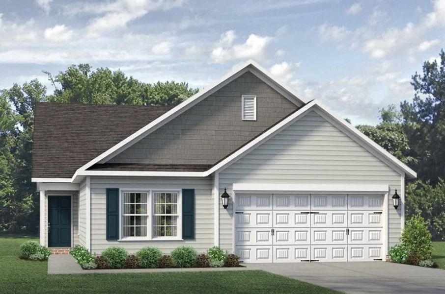 Representative exterior photo of a completed home built from the Freeport by Keystone Homes NC in Sullivans Reserve, Walkertown, NC (Image 30). Representative exterior photo of a completed home built from the Freeport by Keystone Homes NC in Sullivans Reserve, Walkertown, NC (Image 30).