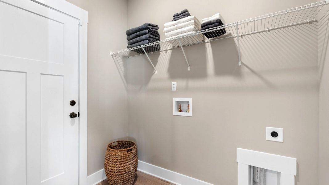 Laundry Room of The Middleton Design by DRB Homes