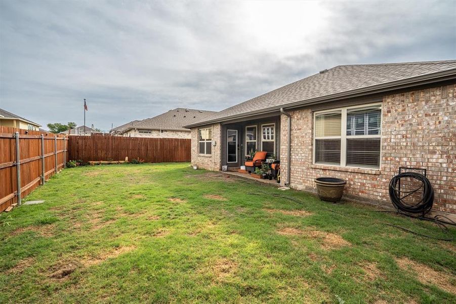 Exterior details and patio area of a home in Trail Creek, Cleburne (Image 3).