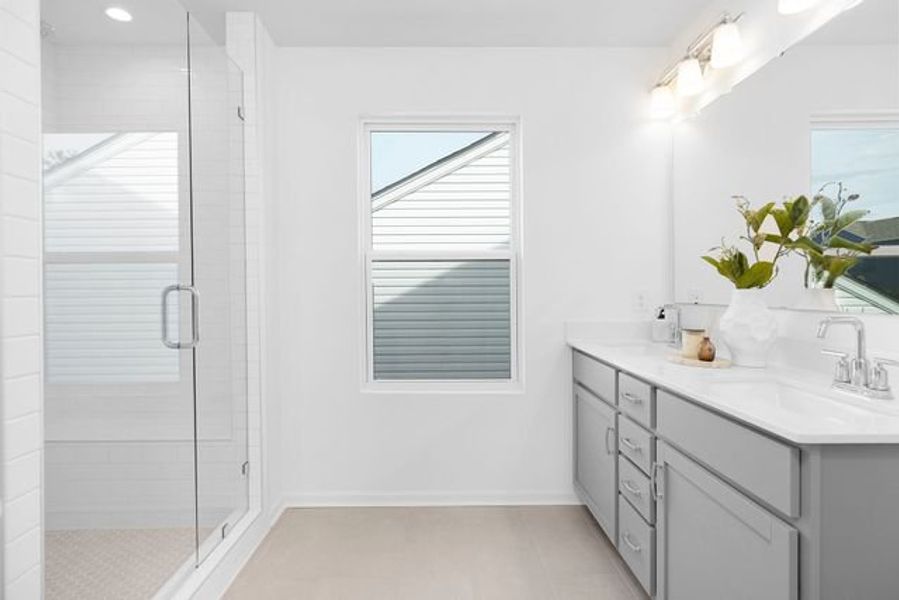 Representative furnished interior of a home built from the TA4000 by True Homes in White Oak Creek Crossing, Angier (Image 15).