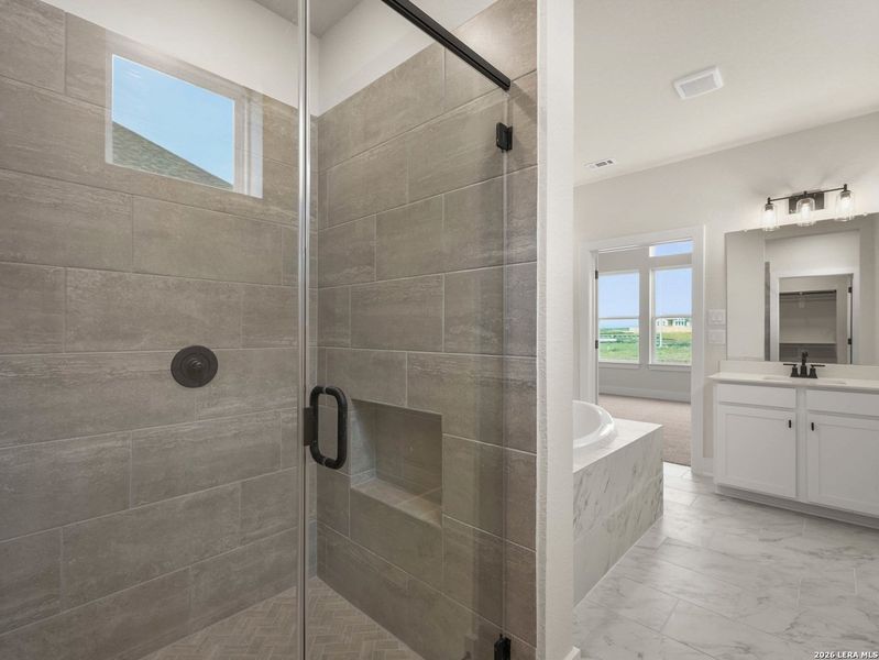 Furnished interior view inside a new home in Parklands Estates, Schertz (Image 15).