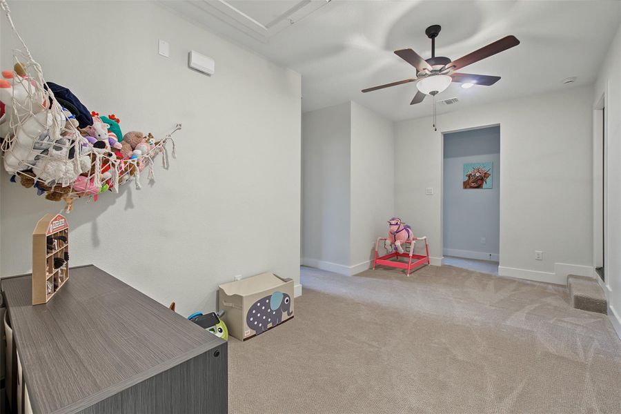 Furnished interior view inside a new home in The Highlands, Porter (Image 41).