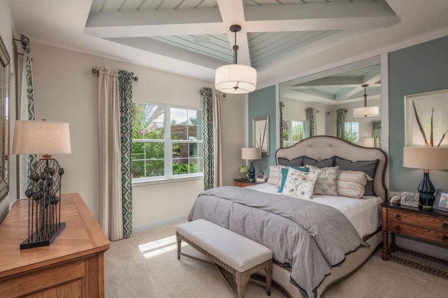 Representative furnished interior of a home built from the Amelia by Jones Homes USA in Twin Lakes, St. Cloud (Image 4).