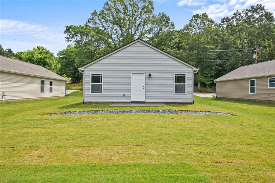 Representative exterior photo of a completed home built from the Lexington by Enchanted Homes in Gentry Place, Spartanburg, SC (Image 10).