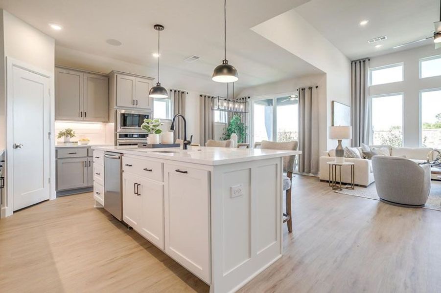 Furnished interior view inside a new home in Creekside, Royse City (Image 7).
