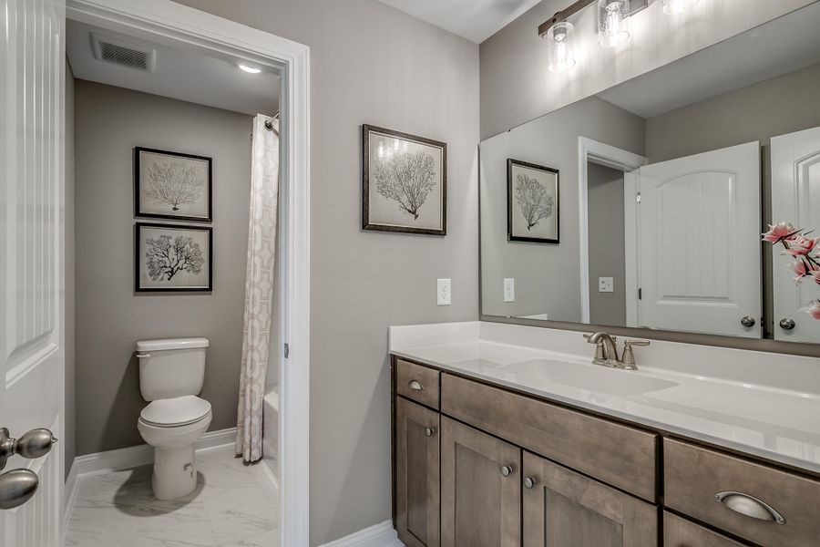 Furnished interior view inside a new home in The Oaks, Goose Creek (Image 24).
