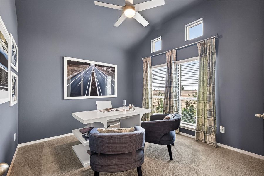 Furnished interior view inside a new home in Rates starting as low as, Iowa Colony (Image 17).