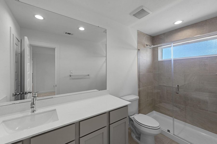 Furnished interior view inside a new home in Grand Mason Crossing, Katy (Image 13).
