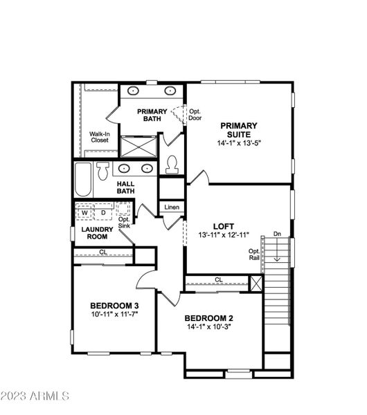 Concerto Floorplan Second Floor