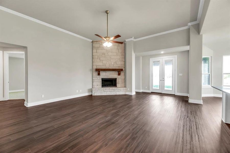 Spacious, unfurnished interior of a new home in Fannin Ranch, Leonard (Image 32). Spacious, unfurnished interior of a new home in Fannin Ranch, Leonard (Image 32).