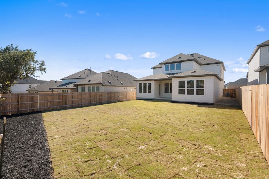 Exterior details and patio area of a home in Heritage, Dripping Springs (Image 28). Exterior details and patio area of a home in Heritage, Dripping Springs (Image 28).