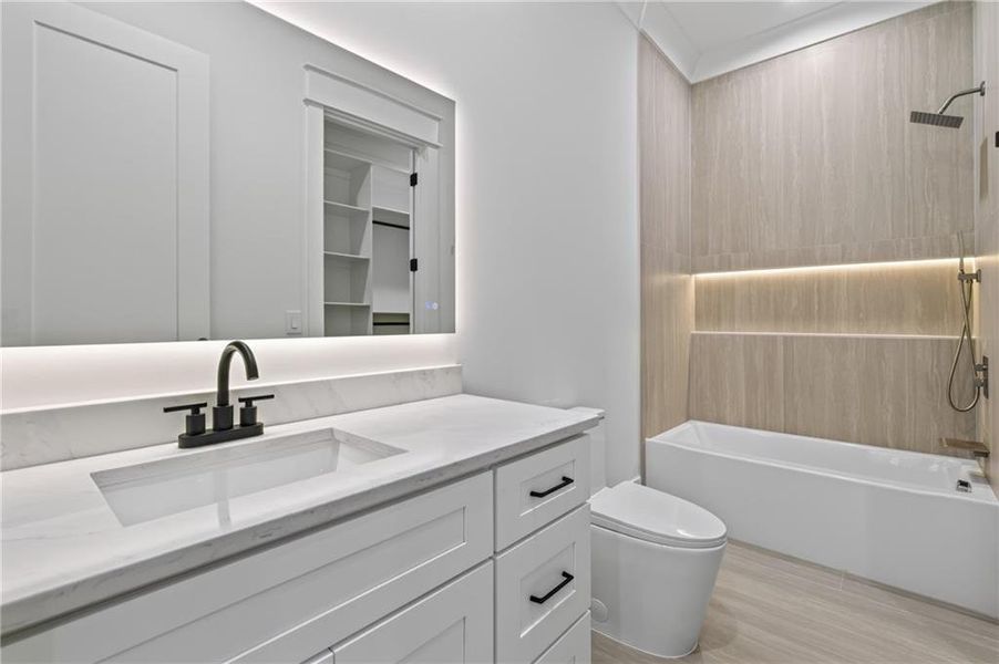 Furnished interior view inside a new home in , Dacula (Image 56).