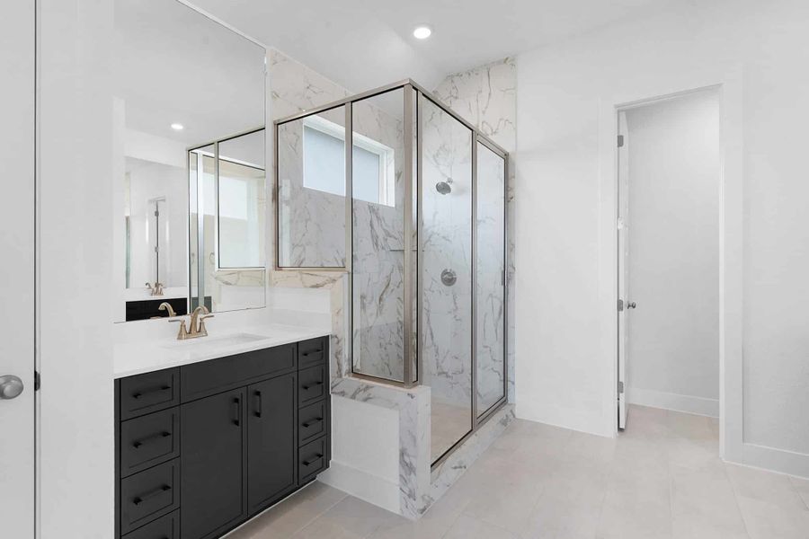 Representative furnished interior of a home built from the Lucas by Chesmar Homes in Parkside on the River, Georgetown (Image 5).