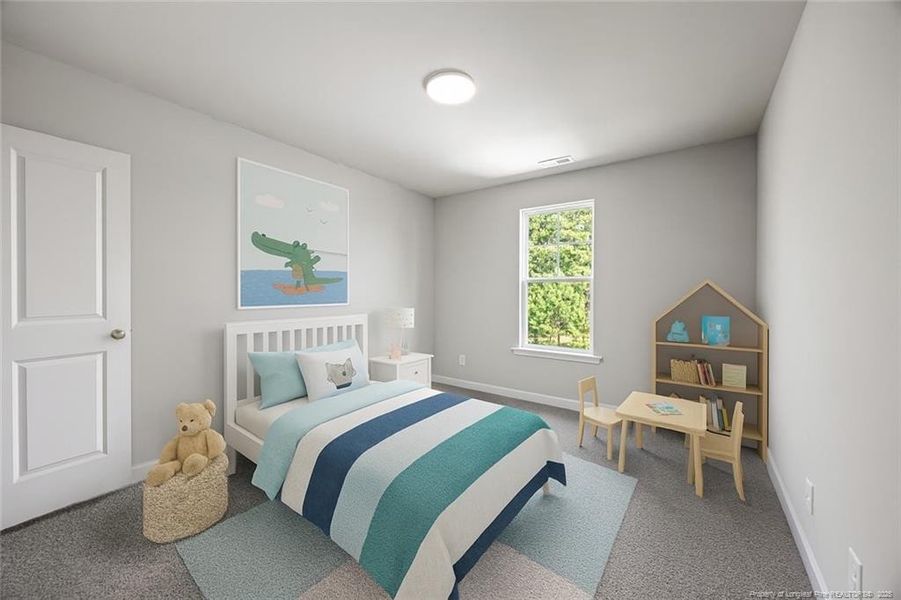 Virtually Staged Kids Bedroom 3