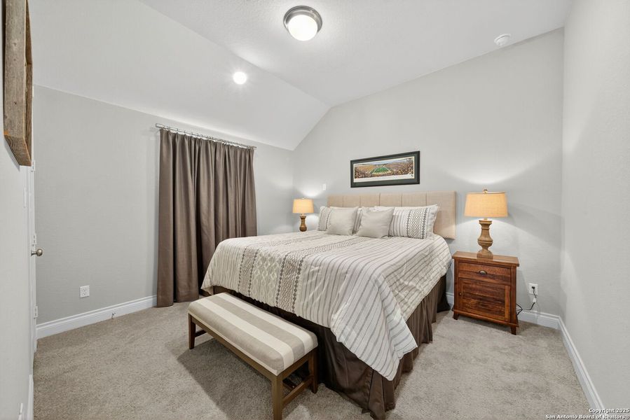 Furnished interior view inside a new home in Cibolo Canyons 60', San Antonio (Image 17).
