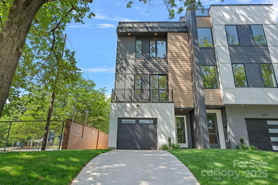 Front exterior of a new home in , Charlotte, NC, highlighting curb appeal (Image 21).