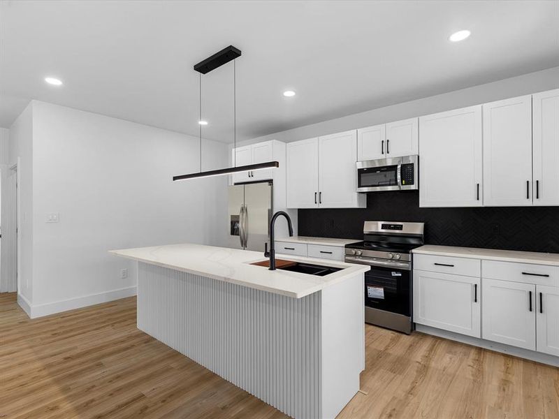 Furnished interior view inside a new home in , Granbury (Image 4). Furnished interior view inside a new home in , Granbury (Image 4).