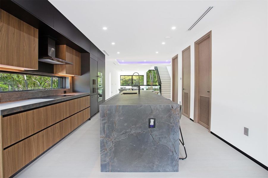 Furnished interior view inside a new home in , Miami (Image 41).