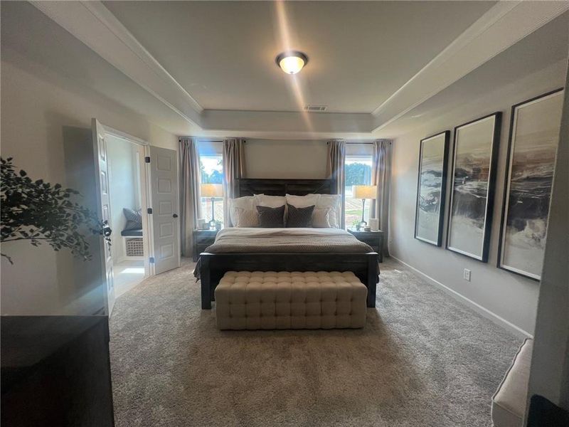 Furnished interior view inside a new home in Crofton Place Enclave, Snellville (Image 13).