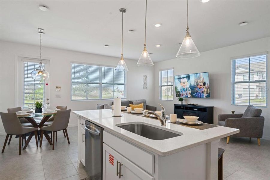 Furnished interior view inside a new home in , Davenport (Image 18). Furnished interior view inside a new home in , Davenport (Image 18).