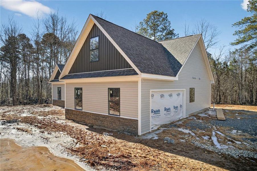 In-progress construction of a new home in , Buchanan, GA (Image 43).