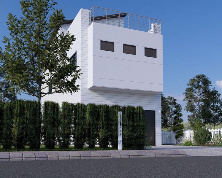 Front exterior of a new home in , Houston, TX, highlighting curb appeal (Image 2). Front exterior of a new home in , Houston, TX, highlighting curb appeal (Image 2).