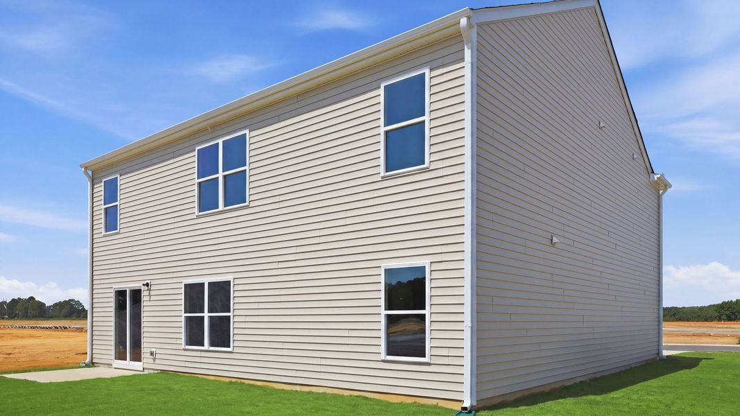Exterior details and patio area of a home in Bynum Farms, Farmville (Image 4).