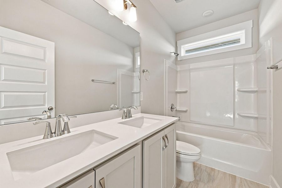 Furnished interior view inside a new home in Wendell Falls, Wendell (Image 11).