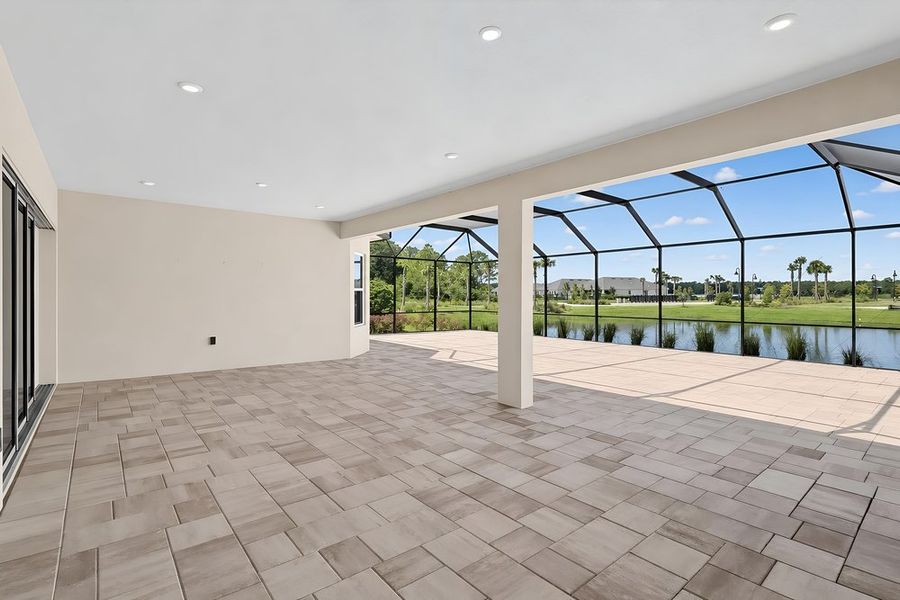 Exterior details and patio area of a home in Westview Community Group Page, Kissimmee (Image 27).