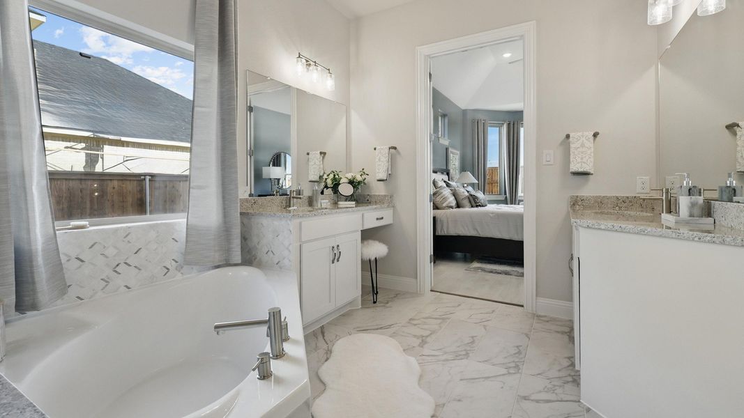 Representative furnished interior of a home built from the Magnolia by Brightland Homes in Green Meadows Premier, Celina (Image 15). Representative furnished interior of a home built from the Magnolia by Brightland Homes in Green Meadows Premier, Celina (Image 15).